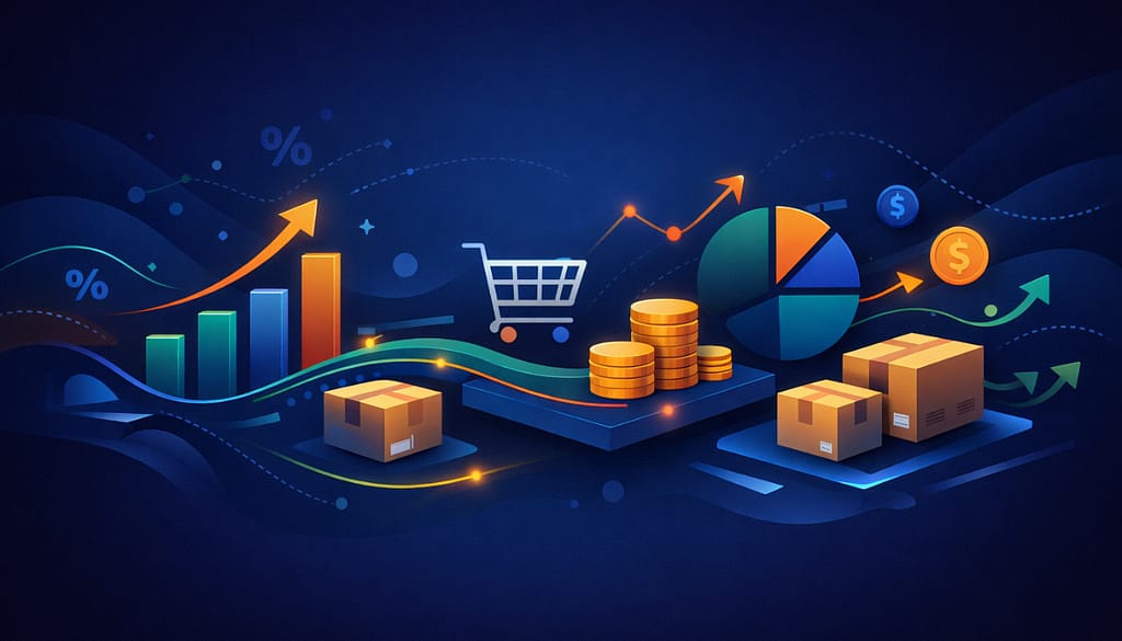 Illustration représentant les commissions Amazon et les frais de vente par catégorie pour les vendeurs marketplace